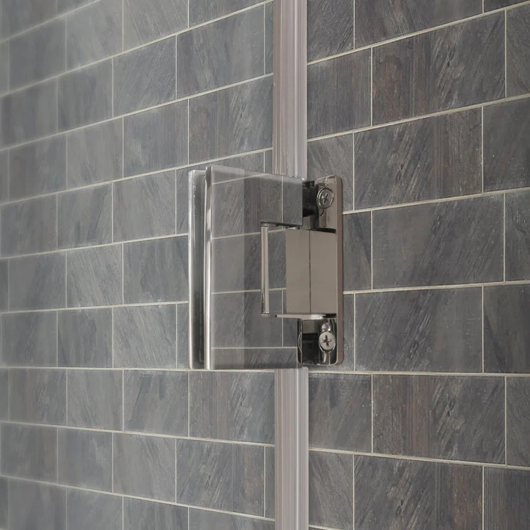 Ultra-E 55'' W x 72'' H Frameless Shower Door