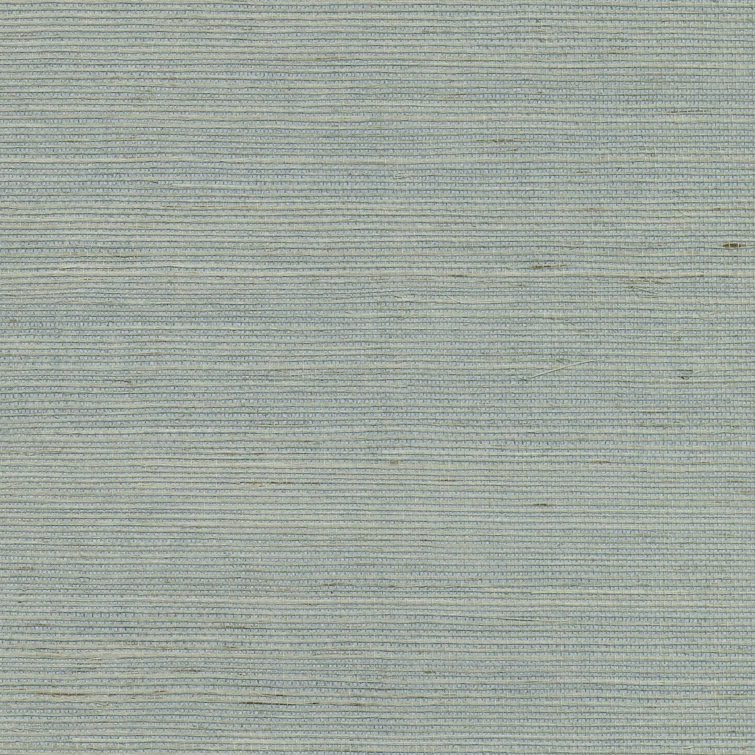 Kenneth James 2732-80014 Zhejiang Grasscloth Wallpaper Aquamarine