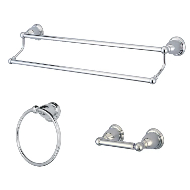 Kingston Brass Heritage 3-Piece Bathroom Hardware Set