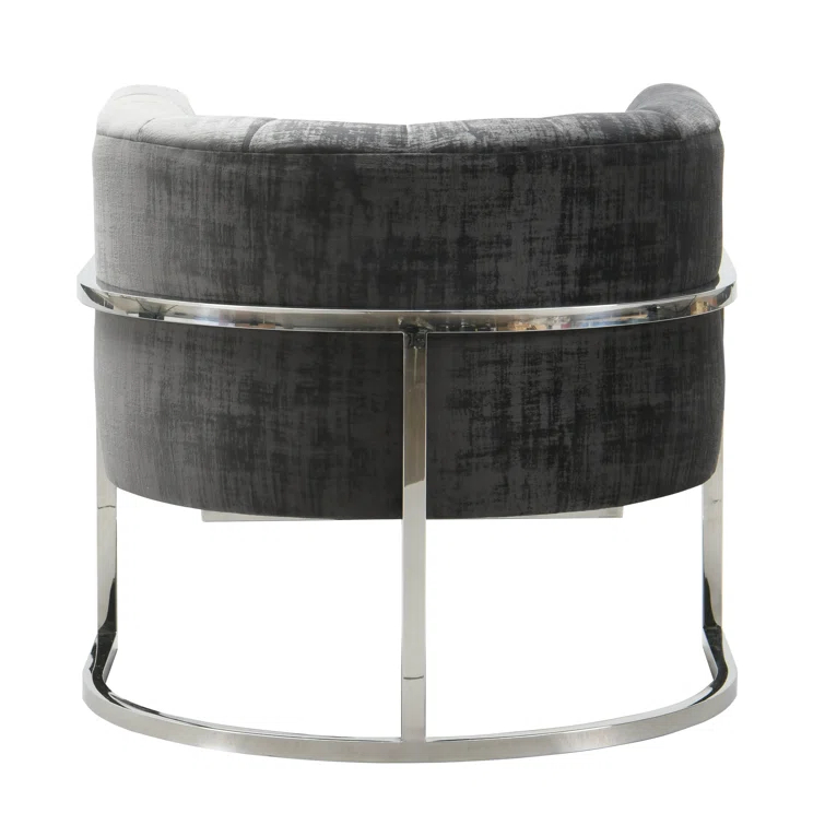 Velvet Barrel Chair
