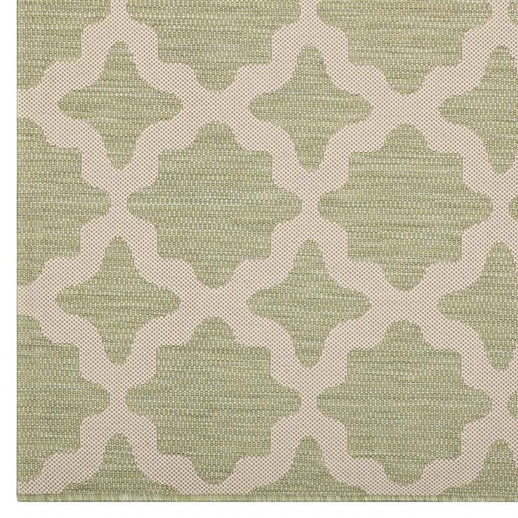 Modway Cerelia Moroccan Trellis Indoor and Outdoor Area Rug