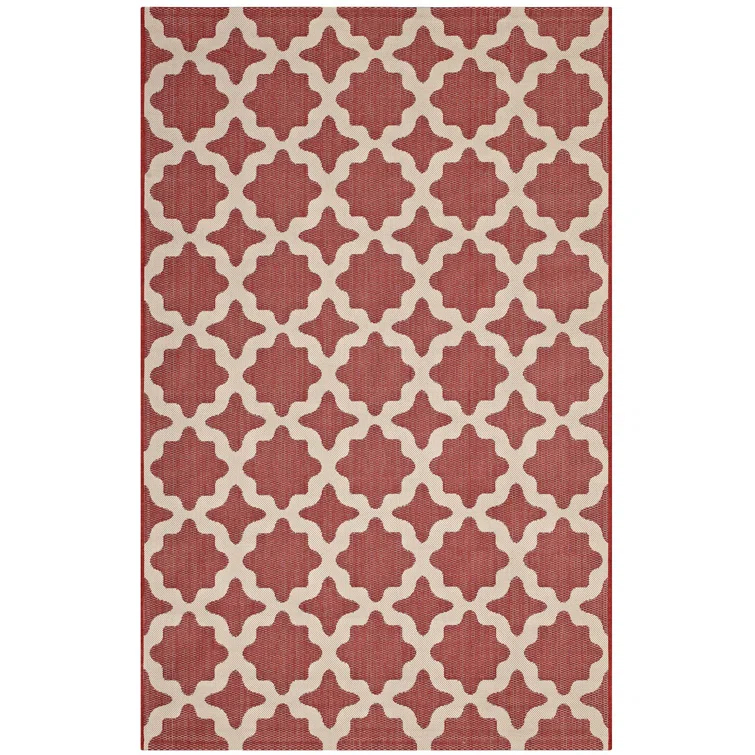 Modway Cerelia Moroccan Trellis Indoor and Outdoor Area Rug