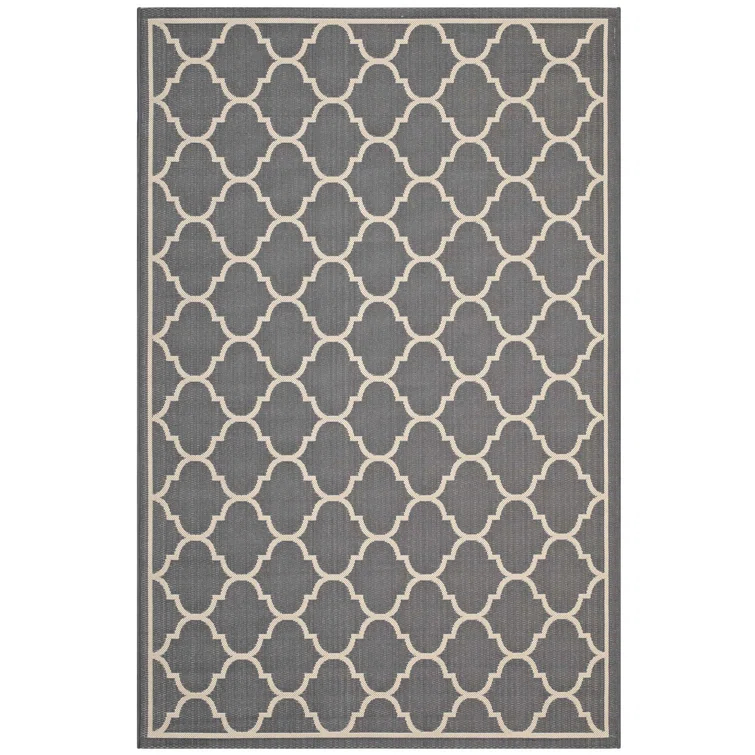 Modway Modway Avena Moroccan Quatrefoil Trellis Indoor and Outdoor Area Rug