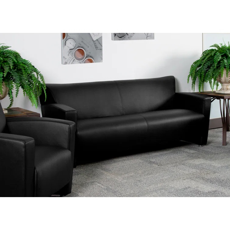 HERCULES Majesty Series LeatherSoft Sofa with Extended Panel Arms