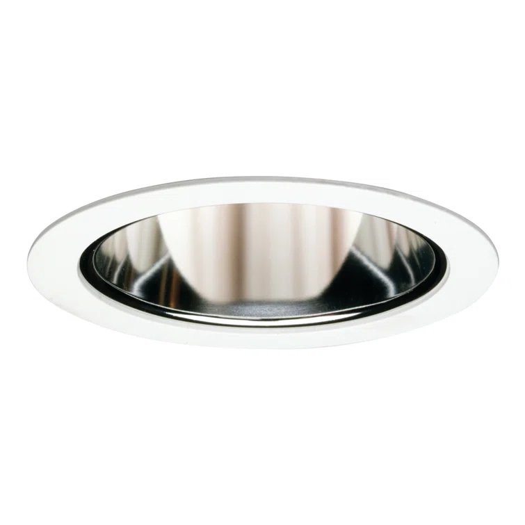 4'' White Reflector Recessed Trim