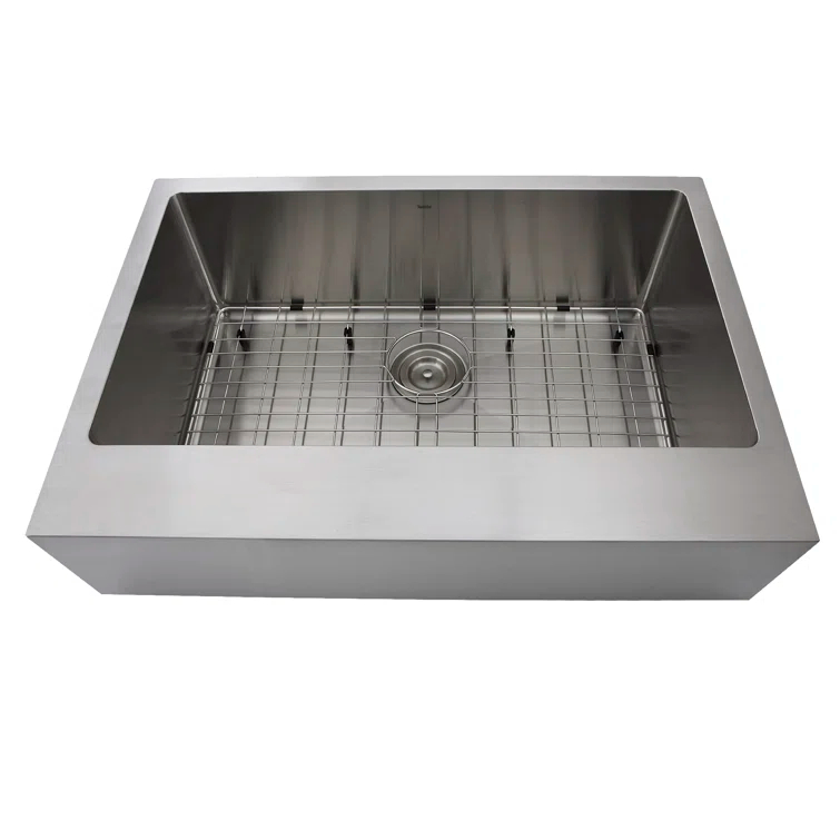 Pro Series 30'' L Farmhouse / Apron Single Bowl Stainless Steel Kitchen Sink