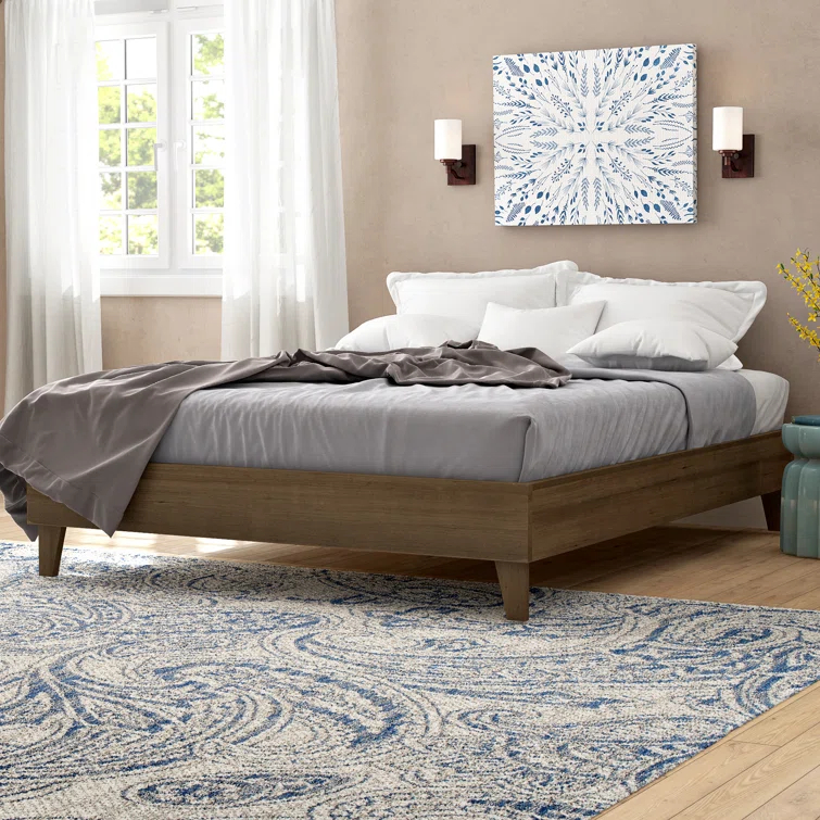 Dedrie Solid Wood Platform Bed