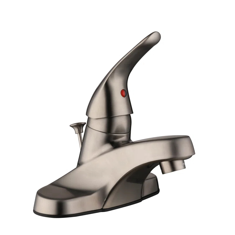 Middleton 4 in. Centerset 1-Handle Bathroom Faucet in Satin Nickel