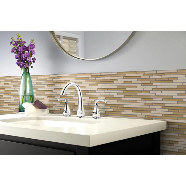 Lucente™ 12" x 13" Mixed Material Mosaic Tile