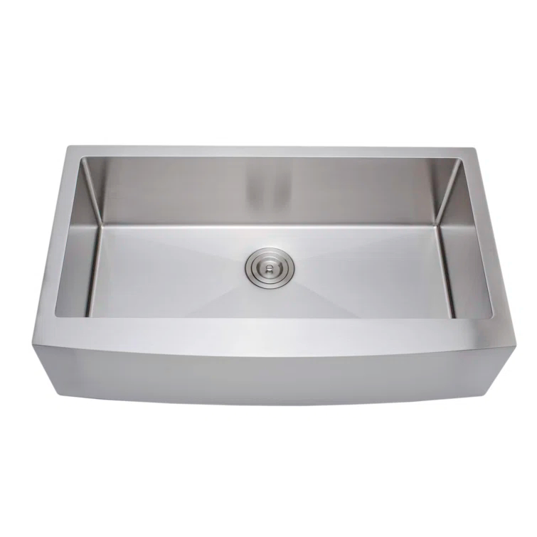 New Chef’s 35.88'' L Drop-In Single Bowl Stainless Steel Kitchen Sink