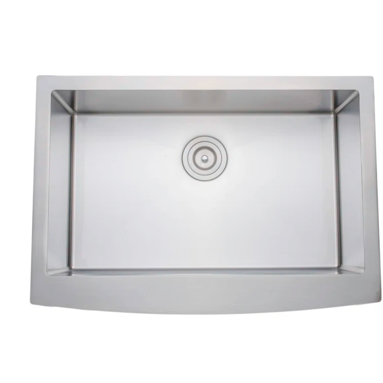 Wells Sinkware NCU3021-10-AAP New Chef’s 29.75'' L Farmhouse / Apron Single Bowl Stainless Steel Kitchen Sink