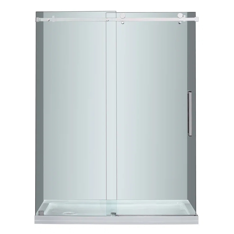 Moselle 77.5" Single Sliding Frameless Shower Door