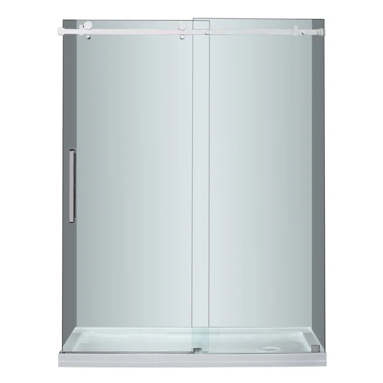 Moselle 77.5" Single Sliding Frameless Shower Door