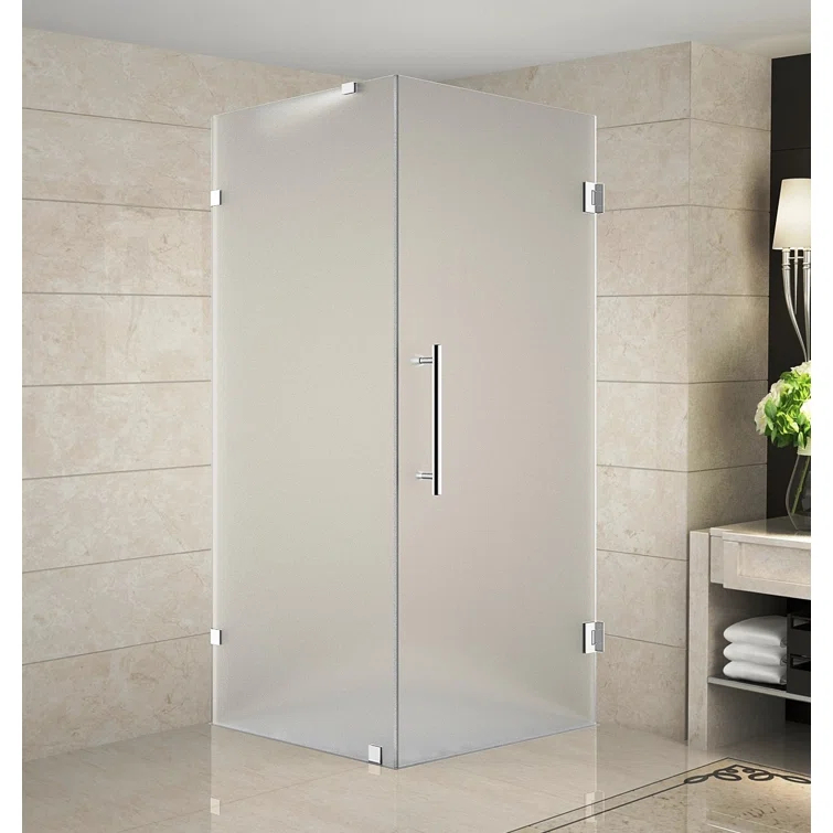 Aquadica 38" x 72" Square Hinged Shower Enclosure