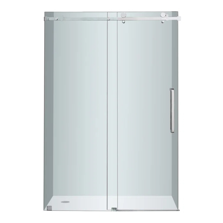 Moselle 75" H Single Sliding Frameless Shower Door