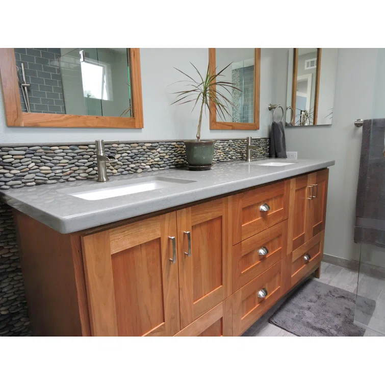 Nile Random Sized Natural Stone Mosaic Tile in Gray