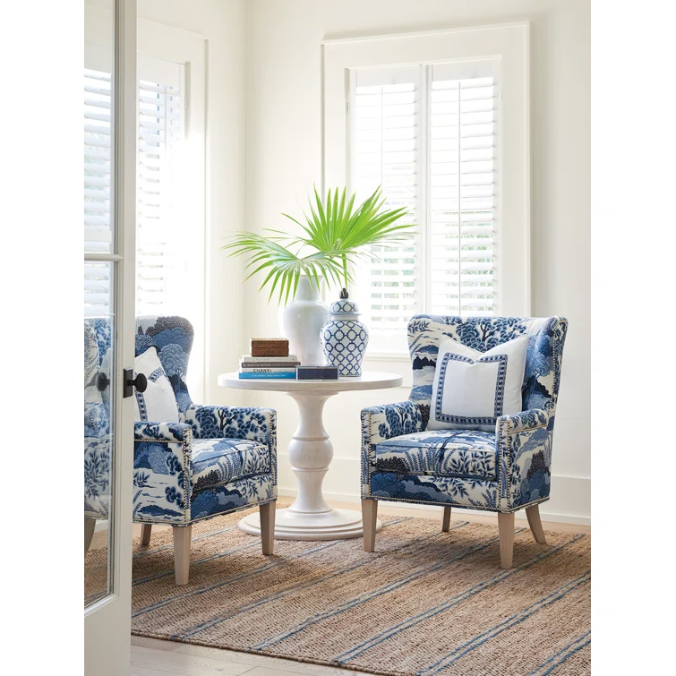 Barclay Butera Upholstery Upholstered Wingback Chair