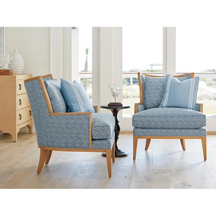 Barclay Butera Upholstery Upholstered Barrel Chair