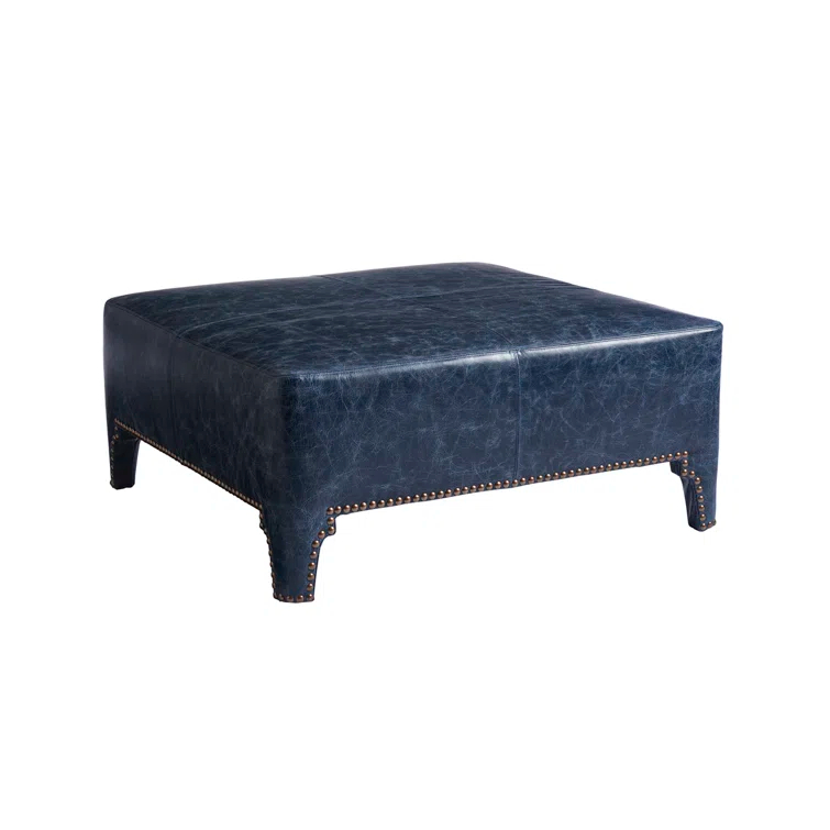 Barclay Butera Barclay Butera Upholstery Leather Ottoman
