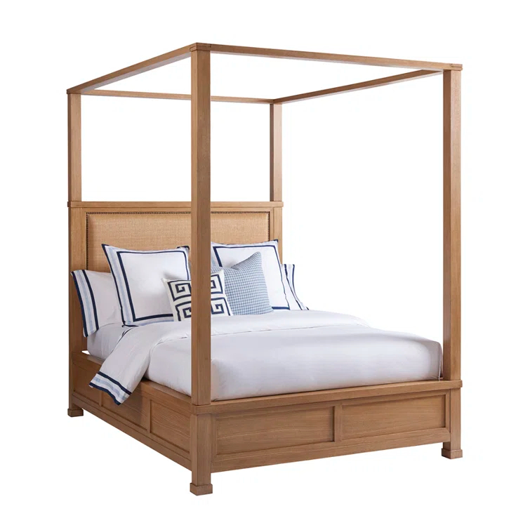 Newport Upholstered Canopy Bed