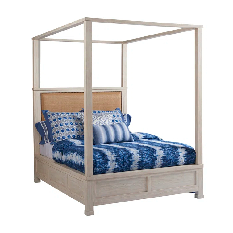 Newport Upholstered Canopy Bed