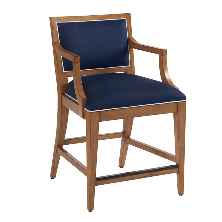 Newport Upholstered Counter Stool with Metal Frame