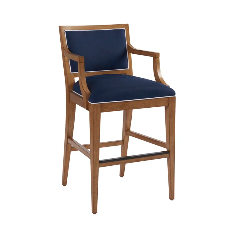 Newport Upholstered Counter Stool with Metal Frame