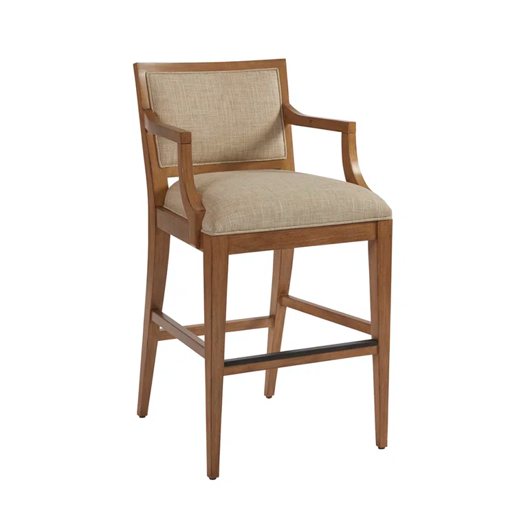 Newport Upholstered Counter Stool with Metal Frame