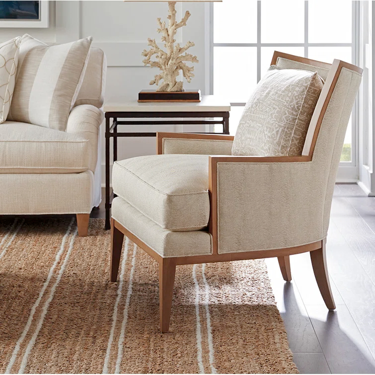 Barclay Butera Upholstery Upholstered Barrel Chair