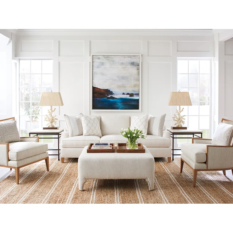 Barclay Butera Upholstery Upholstered Ottoman
