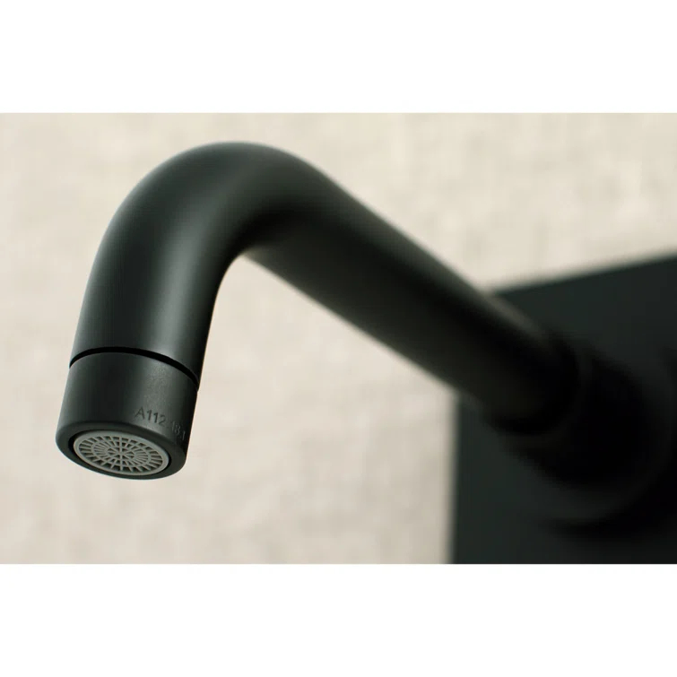 Kingston Brass Concord Single-Handle 2-Hole Wall Mount Bathroom Faucet