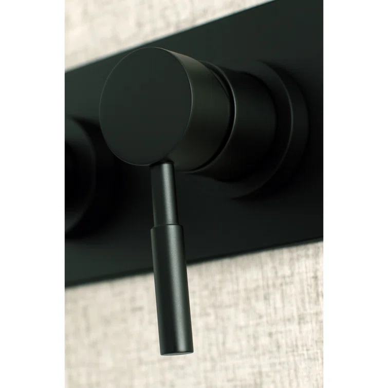 Kingston Brass Concord Single-Handle 2-Hole Wall Mount Bathroom Faucet