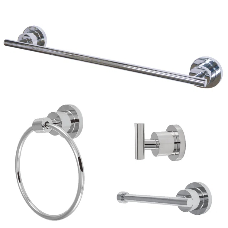 Kingston Brass Concord 4-Piece Bathroom Hardware Set