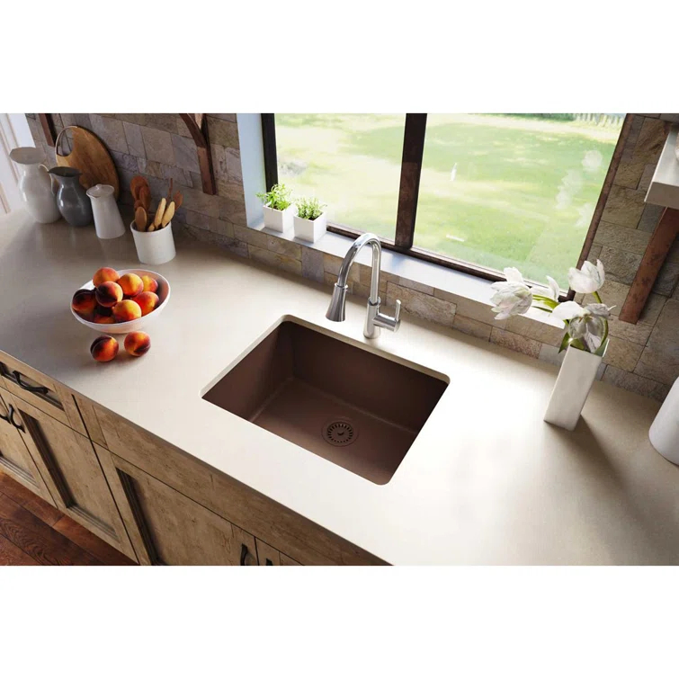 Quartz Classic 24-5/8" x 18-1/2" x 9-1/2" Undermount Kitchen Sink