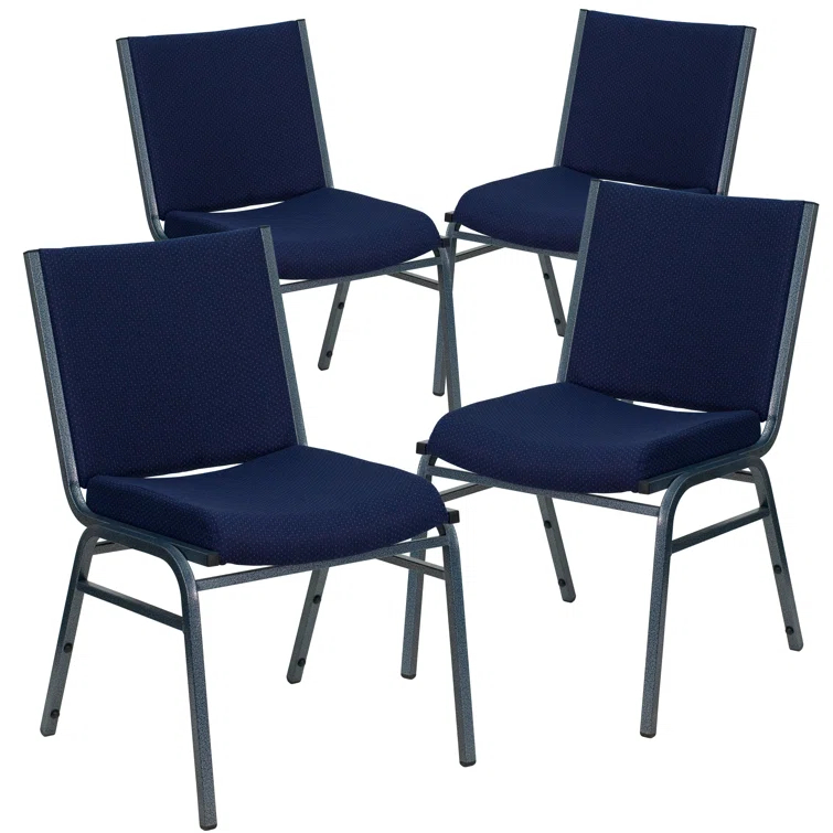 Flash Furniture Gunther Heavy Duty Multipurpose Stacking Chair (Set of 4)
