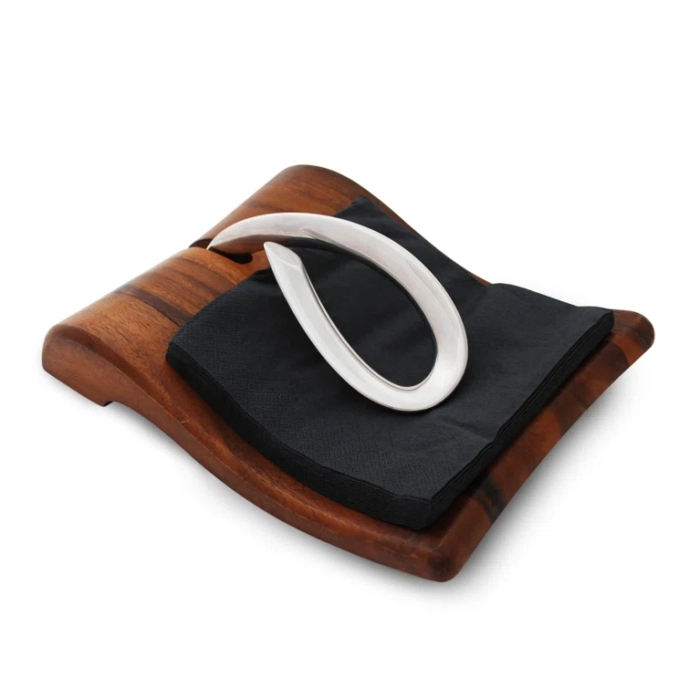 Nambe Breeze Napkin Holder