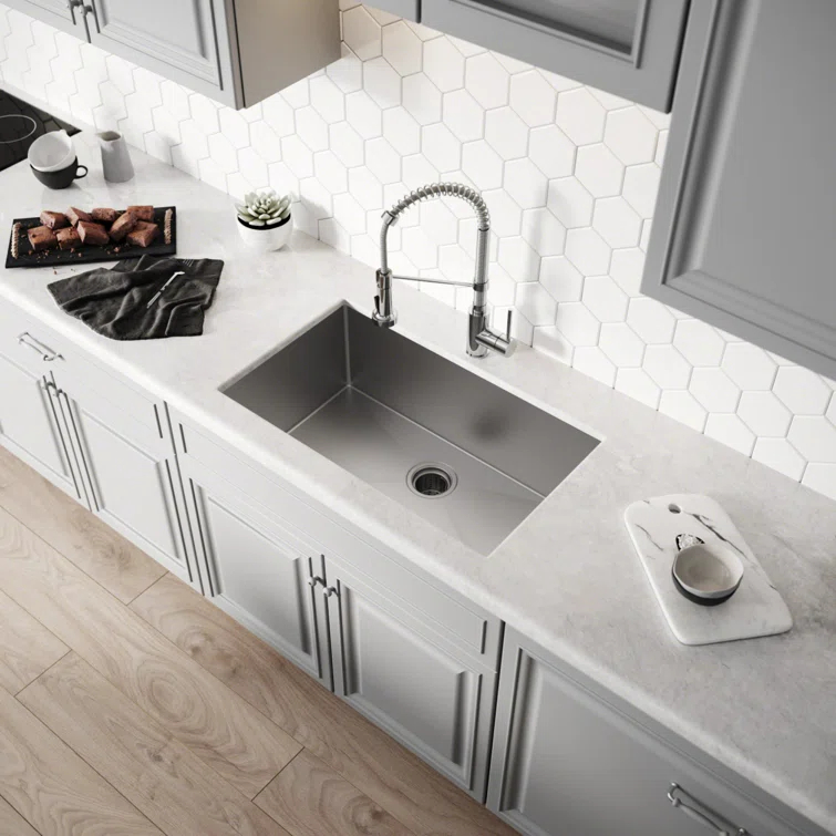 KRAUS Standard PRO™ Gauge Undermount Kitchen Sink with WasteGuard™ Garbage Disposal