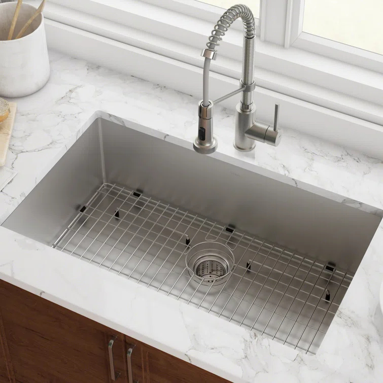 KRAUS Standard PRO™ Gauge Undermount Kitchen Sink with WasteGuard™ Garbage Disposal