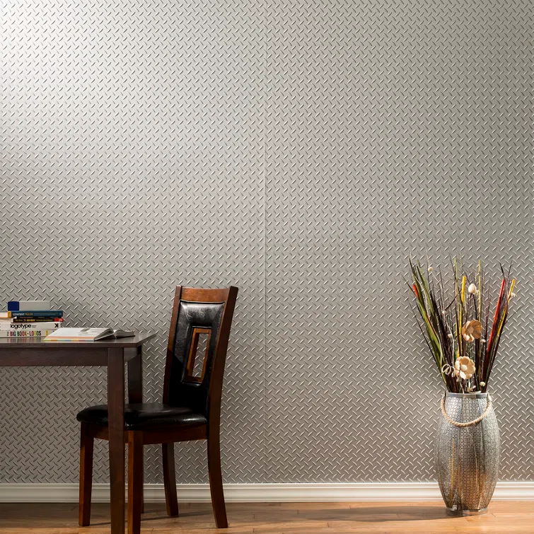 FASÄDE Diamond Plate Decorative Vinyl 4'X8' Wall Panel