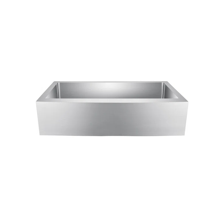 Amanda 36'' L Farmhouse / Apron Single Bowl Stainless Steel Kitchen Sink