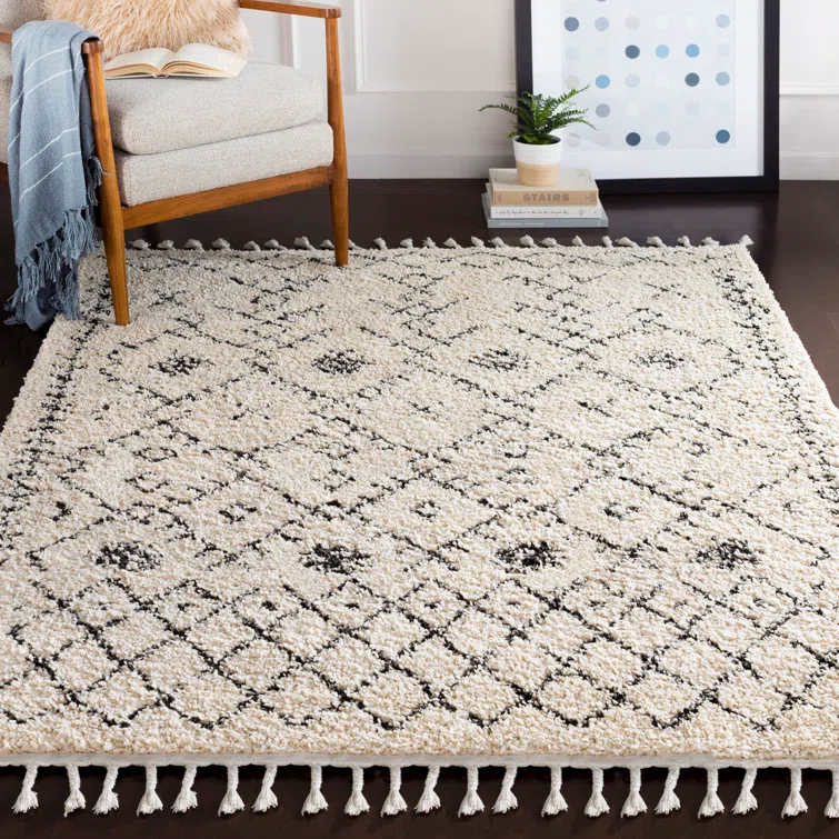 Mossy Charcoal/Beige Rug