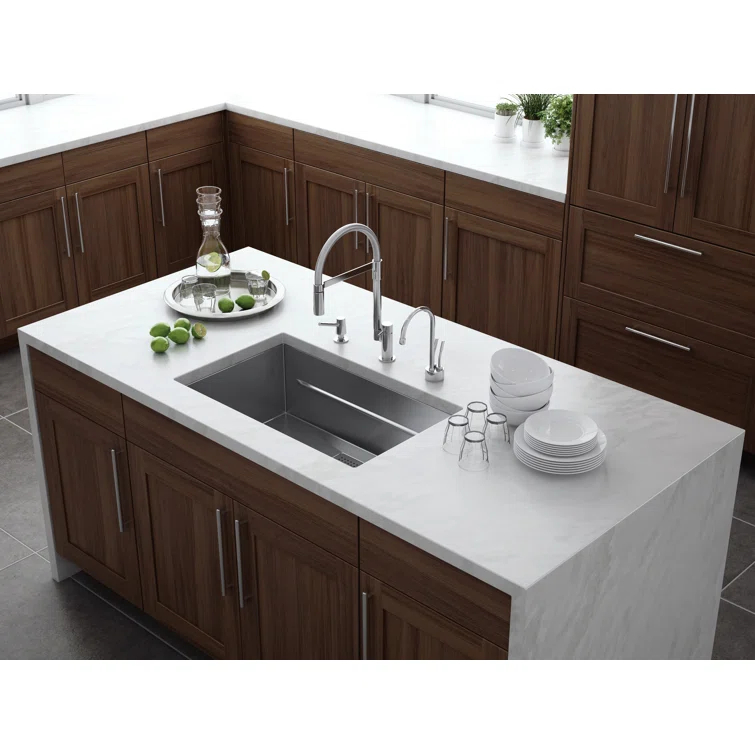 Peak 28.75" L x 17.75" W Undermount Kitchen Sink