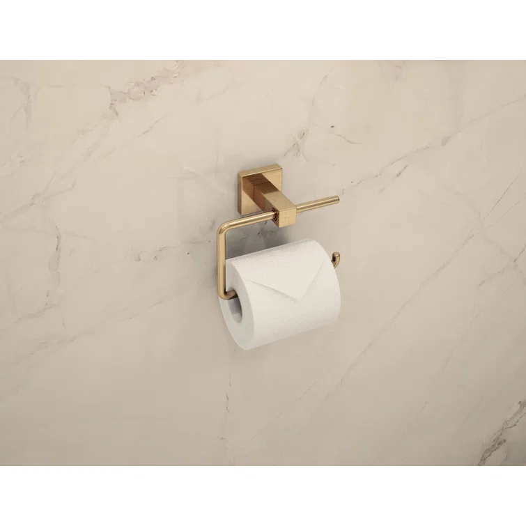 Symmons Duro Single Roll Toilet Paper Holder with Wall Mounting Hardware 363TP-BBZ