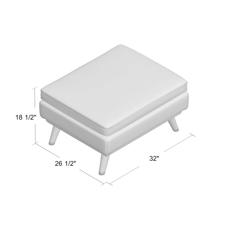 Modway Engage Upholstered Fabric Ottoman