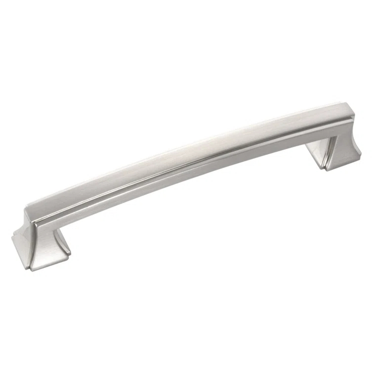 Hickory Hardware Bridges Collection Handle Pull - 5-1/16" Center to Center Cabinet Pull Satin Nickel - Transitional, Deco Hardware for Drawers & Cabinets