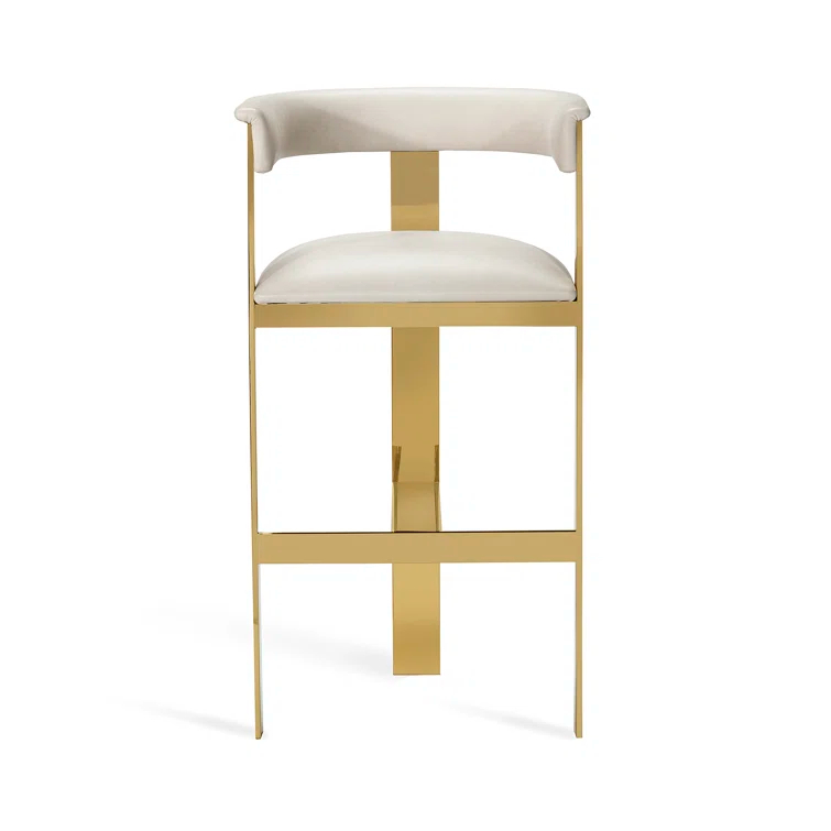 Darcy Upholstered Counter Stool with Metal Frame
