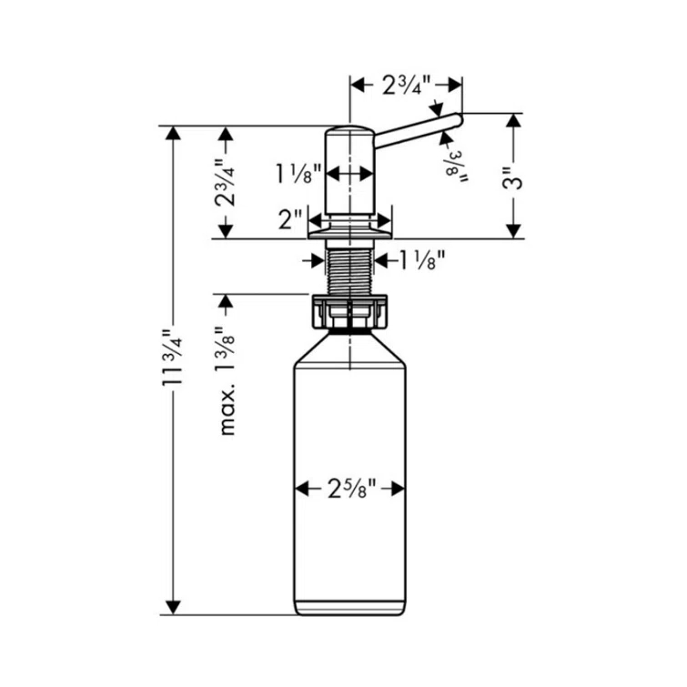 E&S HG Soap Dispenser