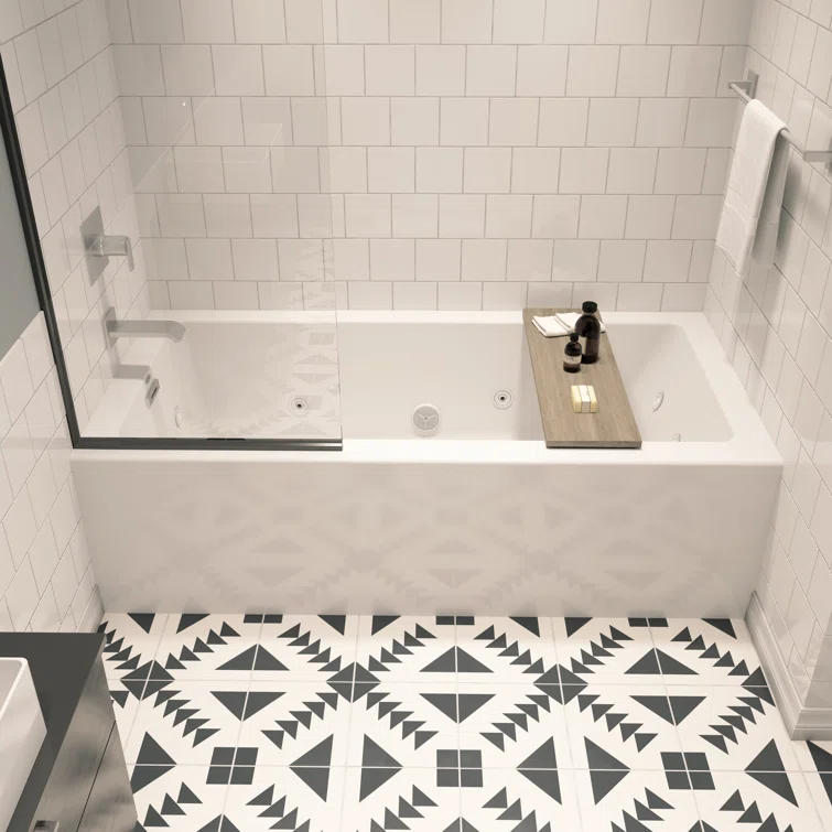 Comfort Linea™ 60" x 32" Soaking Bathtub with Left Drain