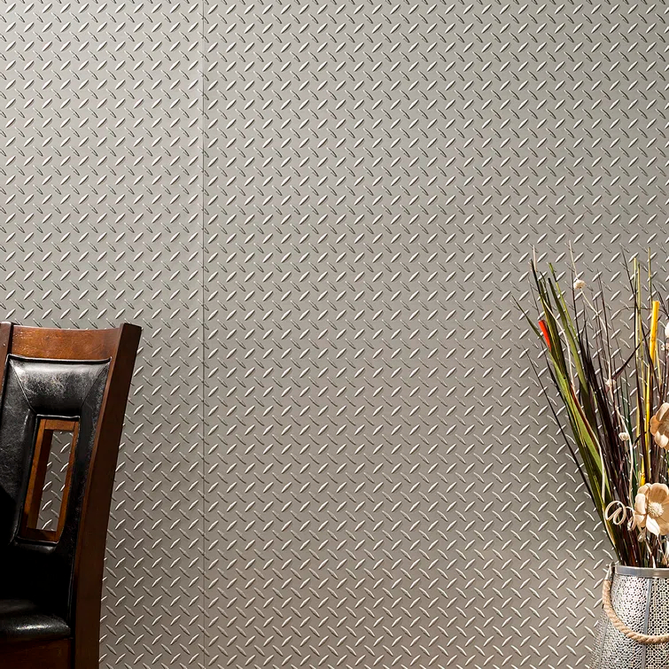 FASÄDE Diamond Plate Decorative Vinyl 4'X8' Wall Panel