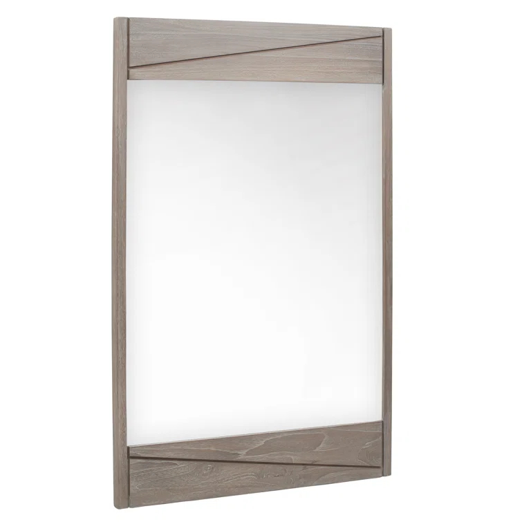 Avanity Teak-M24 Teak 24-3/16" W X 38-3/16" H Modern Rectangular Wood Framed Bathroom Wall